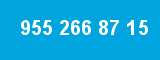 955 266 87 15